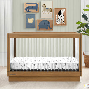 James Acrylic 4-in-1 Convertible Crib 11