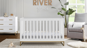 Jade 4in1 Nursery Set Bianca white Melted Bronze 21