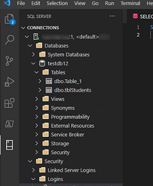 MS SQL Server Database Browser