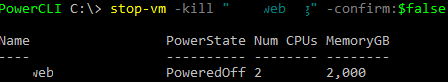 PowerCLI stop-vm -kill 