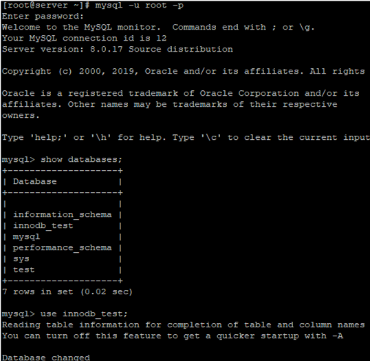 select mariadb/mysql database to optimize