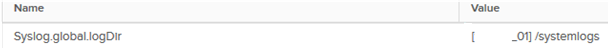 set Syslog.global.logDir path to vmfs datastore