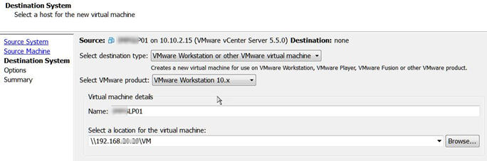 set VM properties