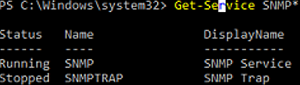 snmptrap service on windows
