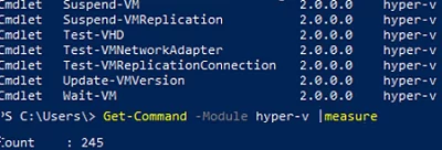 Hyper-V Module in Windows PowerShell 