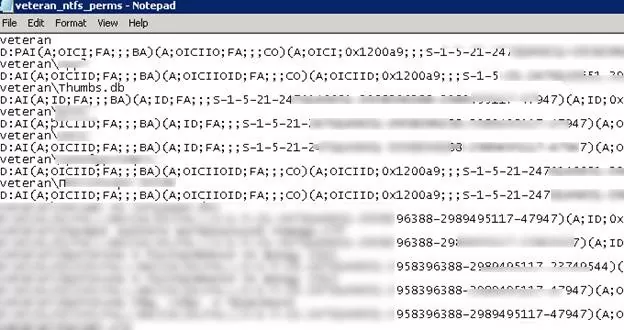 ntfs file permissions in SDDL format